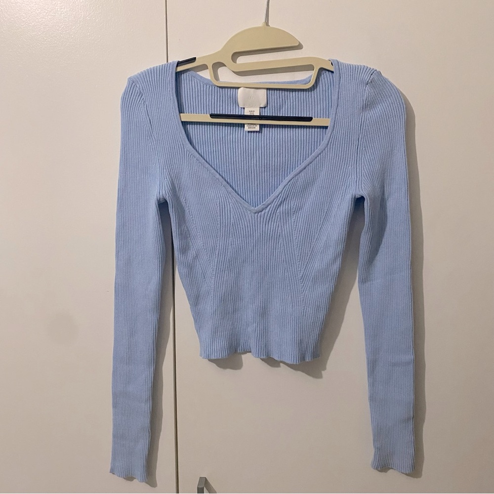 H&M blue sweater